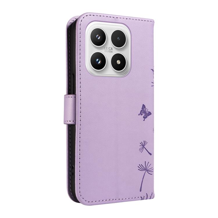 For Xiaomi 17 Dandelion Embossed Pattern Flip Leather Phone Case