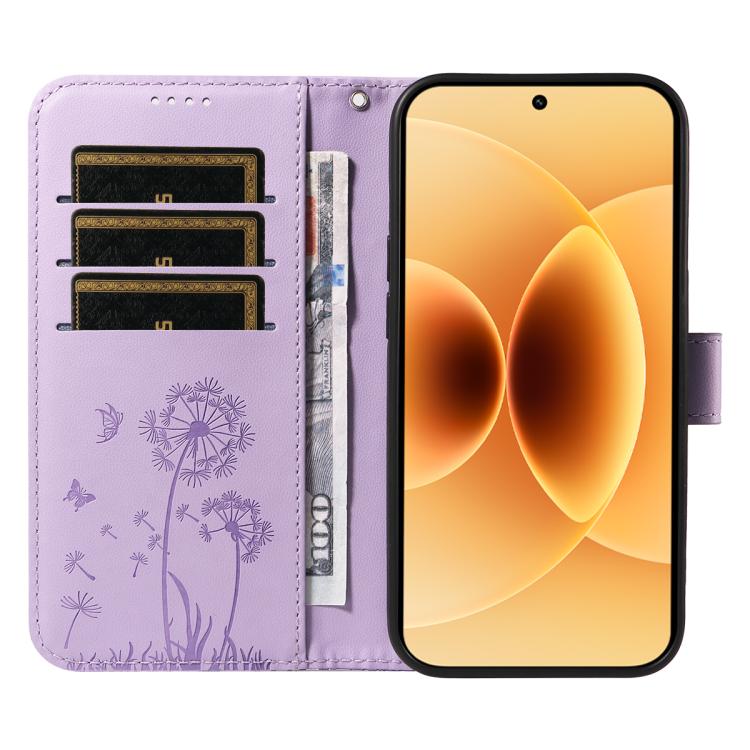For Xiaomi 17 Dandelion Embossed Pattern Flip Leather Phone Case