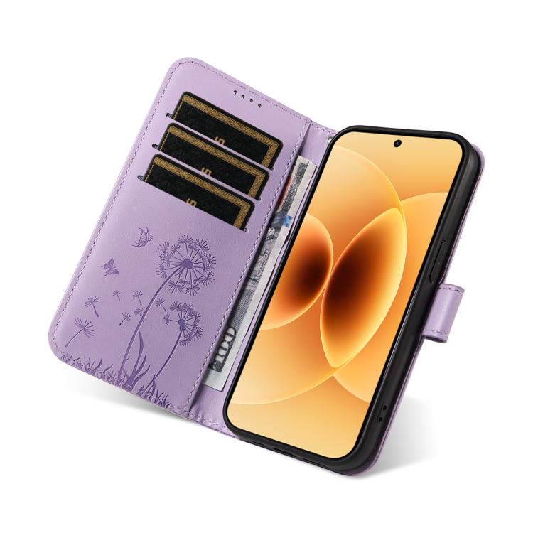 For Xiaomi 17 Dandelion Embossed Pattern Flip Leather Phone Case