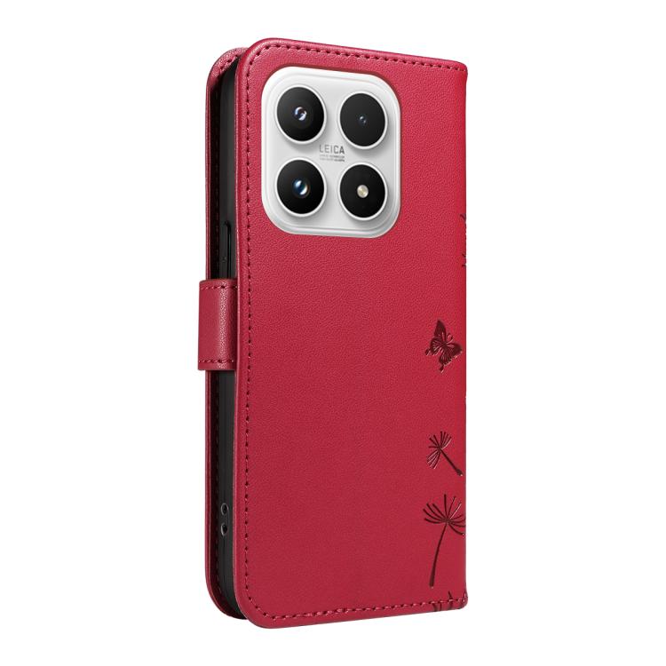 For Xiaomi 17 Dandelion Embossed Pattern Flip Leather Phone Case