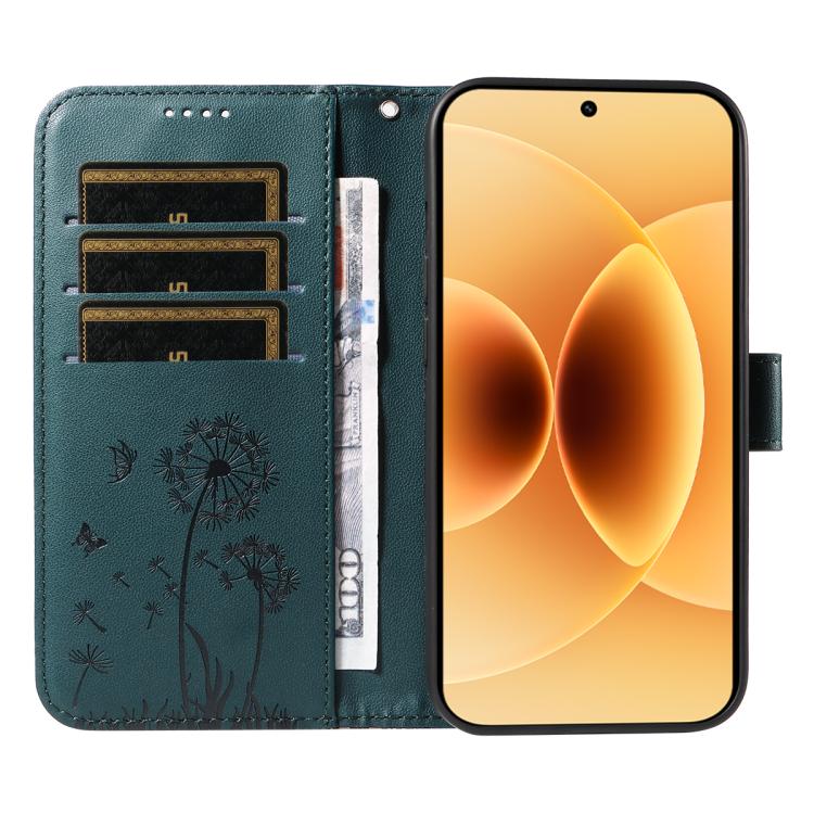 For Xiaomi 17 Dandelion Embossed Pattern Flip Leather Phone Case