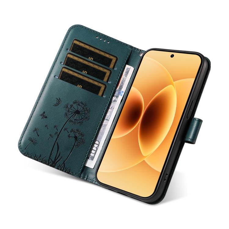 For Xiaomi 17 Dandelion Embossed Pattern Flip Leather Phone Case