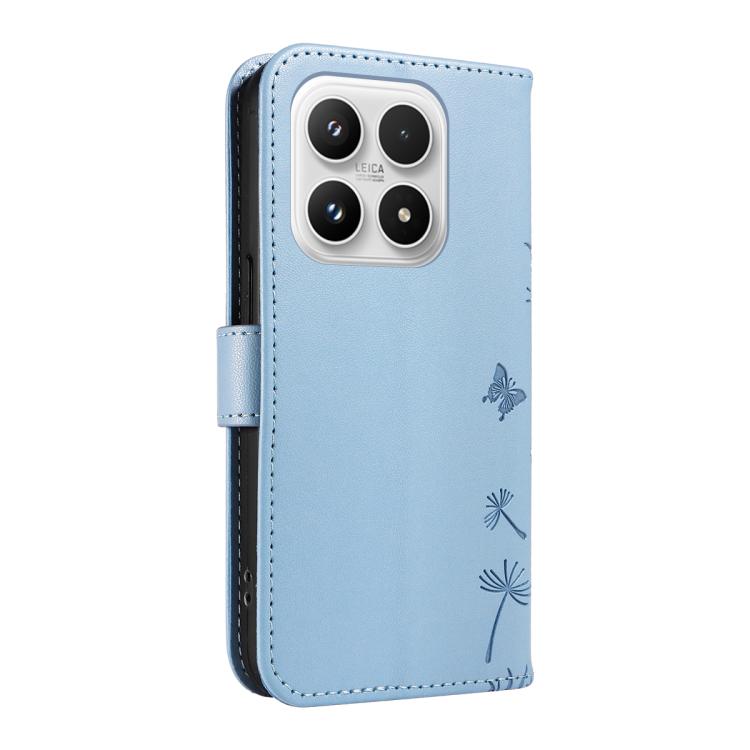 For Xiaomi 17 Dandelion Embossed Pattern Flip Leather Phone Case
