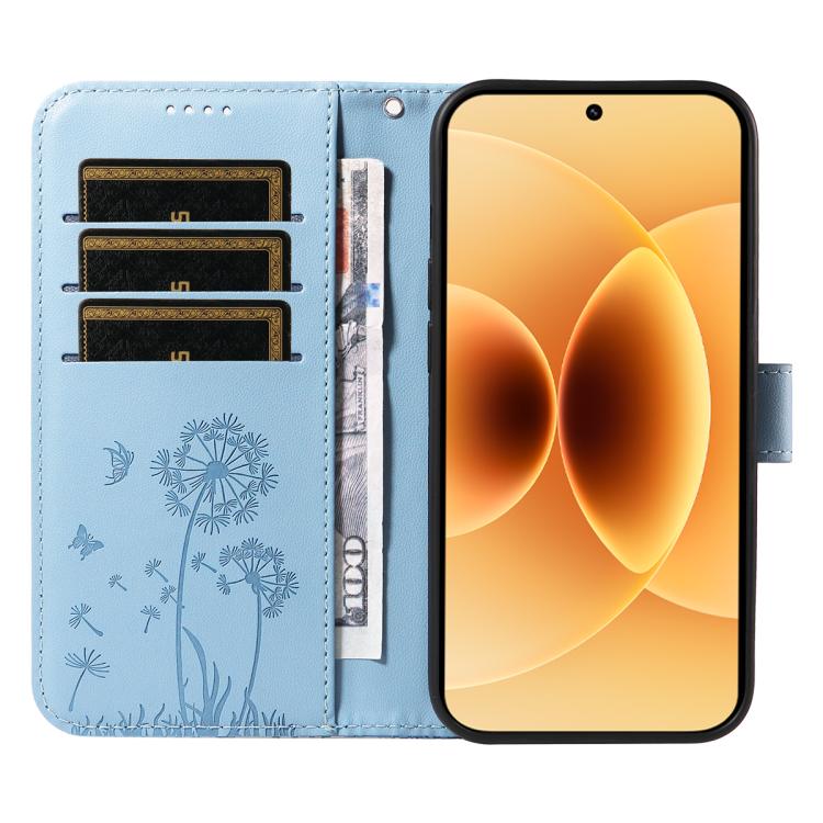 For Xiaomi 17 Dandelion Embossed Pattern Flip Leather Phone Case