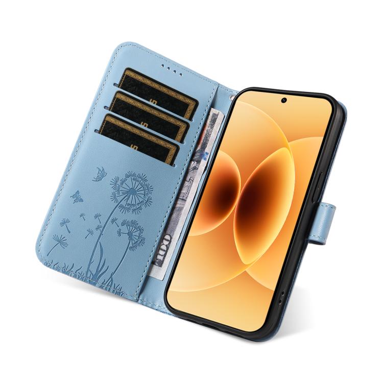 For Xiaomi 17 Dandelion Embossed Pattern Flip Leather Phone Case