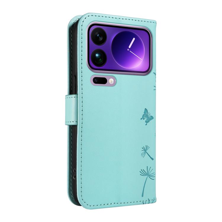 For Xiaomi 17 Pro Max Dandelion Embossed Pattern Flip Leather Phone Case