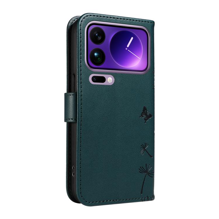 For Xiaomi 17 Pro Max Dandelion Embossed Pattern Flip Leather Phone Case