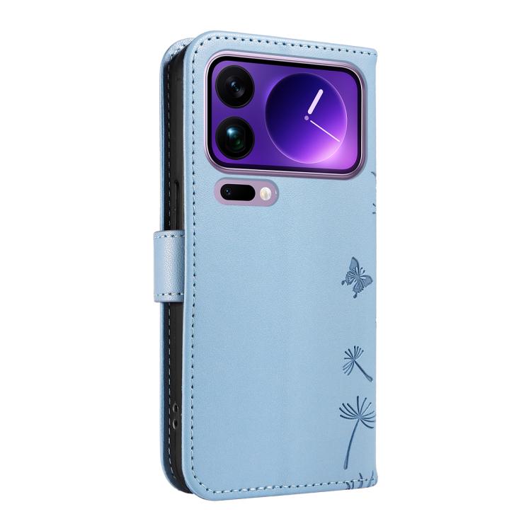 For Xiaomi 17 Pro Max Dandelion Embossed Pattern Flip Leather Phone Case