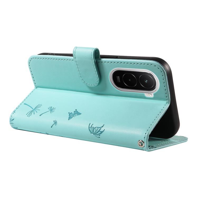 For Xiaomi Poco M7 4G 171mm Dandelion Embossed Pattern Flip Leather Phone Case