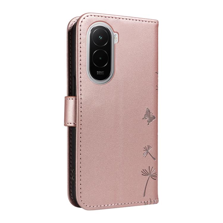 For Xiaomi Poco M7 4G 171mm Dandelion Embossed Pattern Flip Leather Phone Case