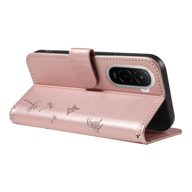 For Xiaomi Poco M7 4G 171mm Dandelion Embossed Pattern Flip Leather Phone Case
