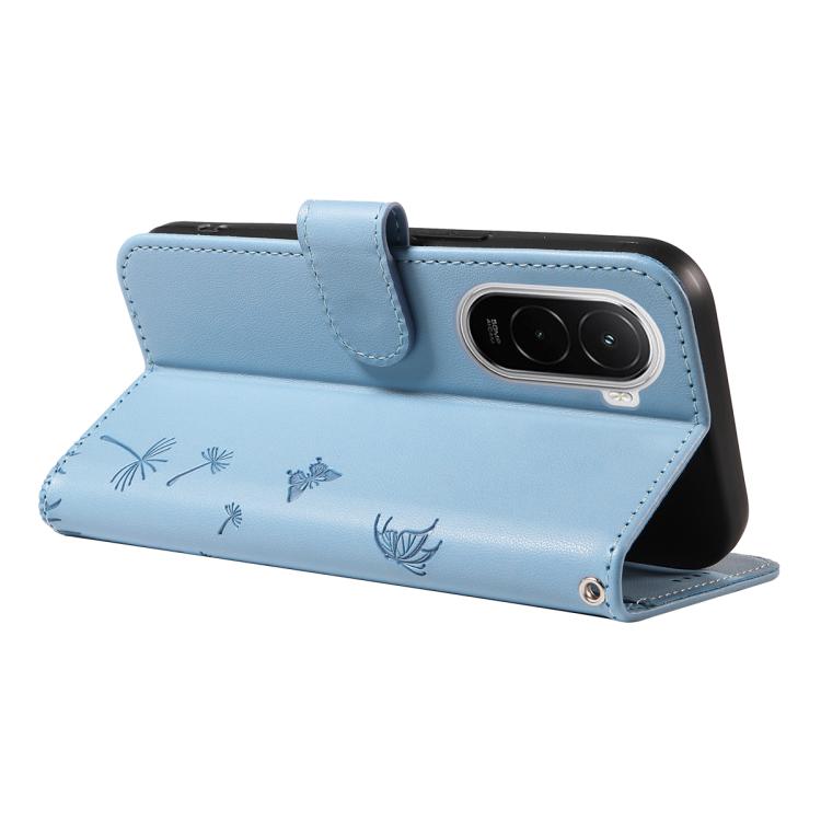 For Xiaomi Poco M7 4G 171mm Dandelion Embossed Pattern Flip Leather Phone Case