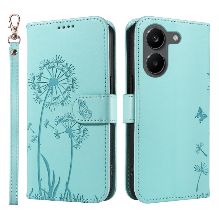 For Xiaomi Poco X8 Pro 5G Dandelion Embossed Pattern Flip Leather Phone Case