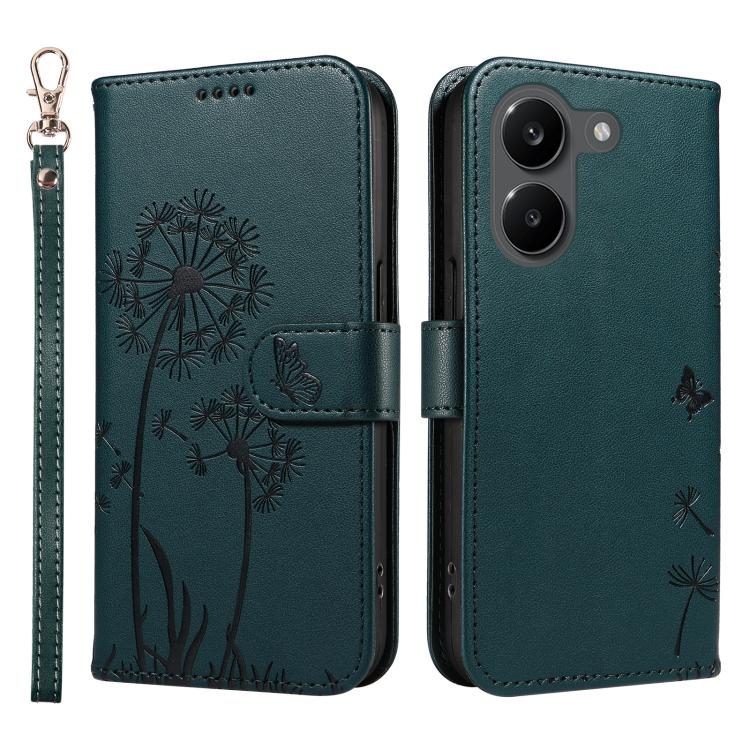 For Xiaomi Poco X8 Pro 5G Dandelion Embossed Pattern Flip Leather Phone Case