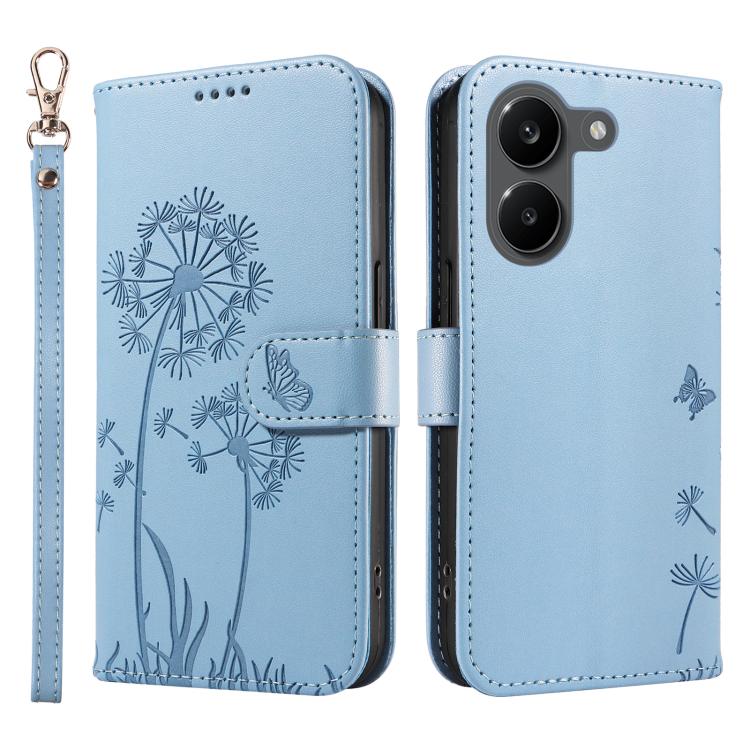 For Xiaomi Poco X8 Pro 5G Dandelion Embossed Pattern Flip Leather Phone Case