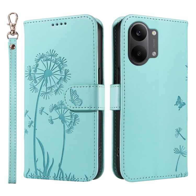 For Xiaomi Poco X8 Pro Max 5G Dandelion Embossed Pattern Flip Leather Phone Case