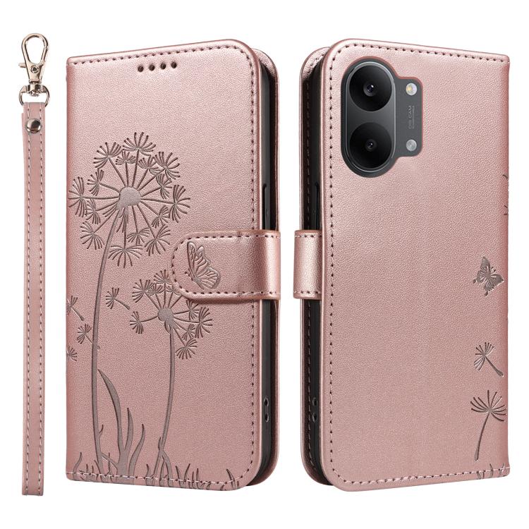 For Xiaomi Poco X8 Pro Max 5G Dandelion Embossed Pattern Flip Leather Phone Case
