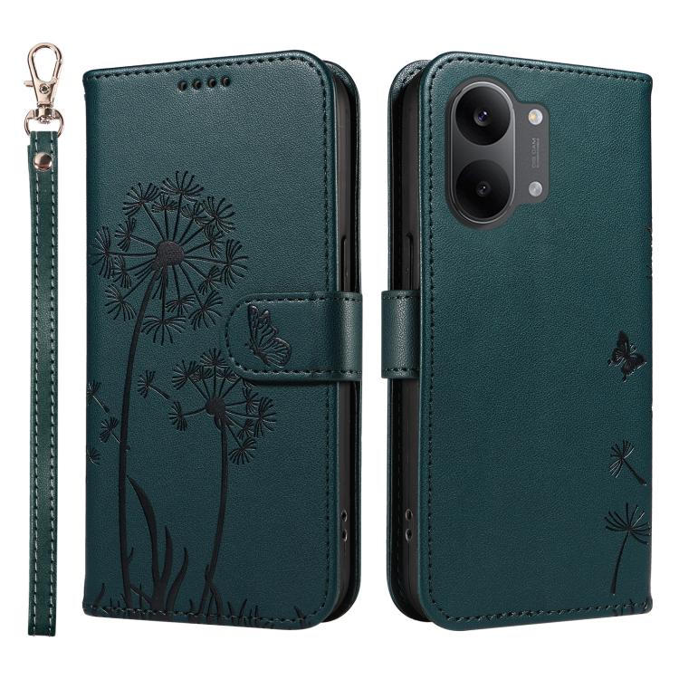 For Xiaomi Poco X8 Pro Max 5G Dandelion Embossed Pattern Flip Leather Phone Case