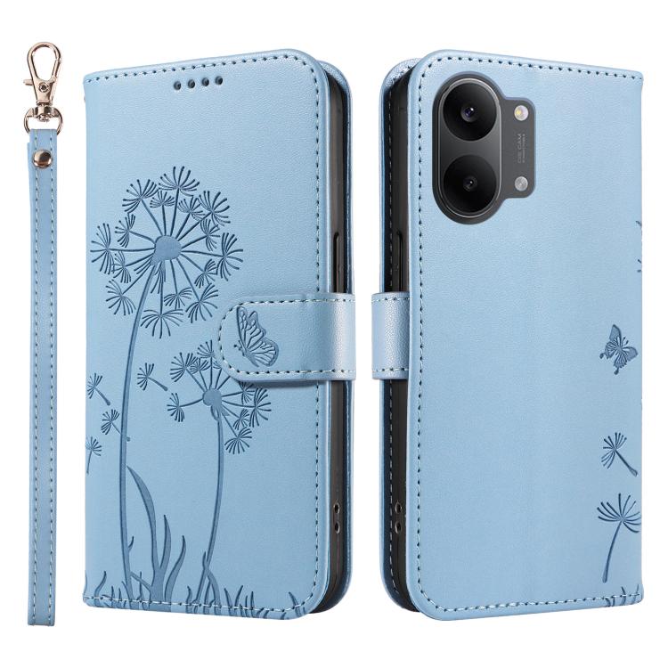 For Xiaomi Poco X8 Pro Max 5G Dandelion Embossed Pattern Flip Leather Phone Case