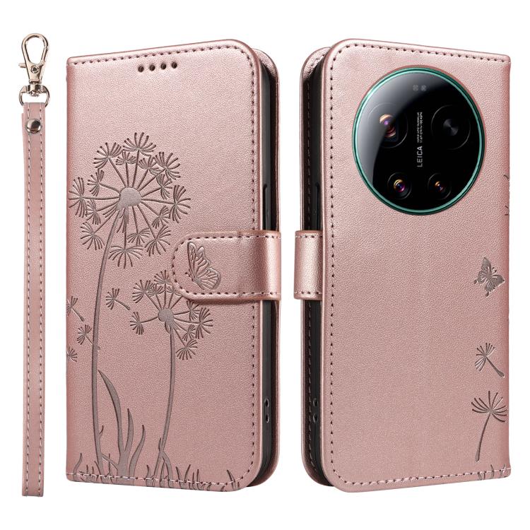For Xiaomi 17 Ultra Dandelion Embossed Pattern Flip Leather Phone Case