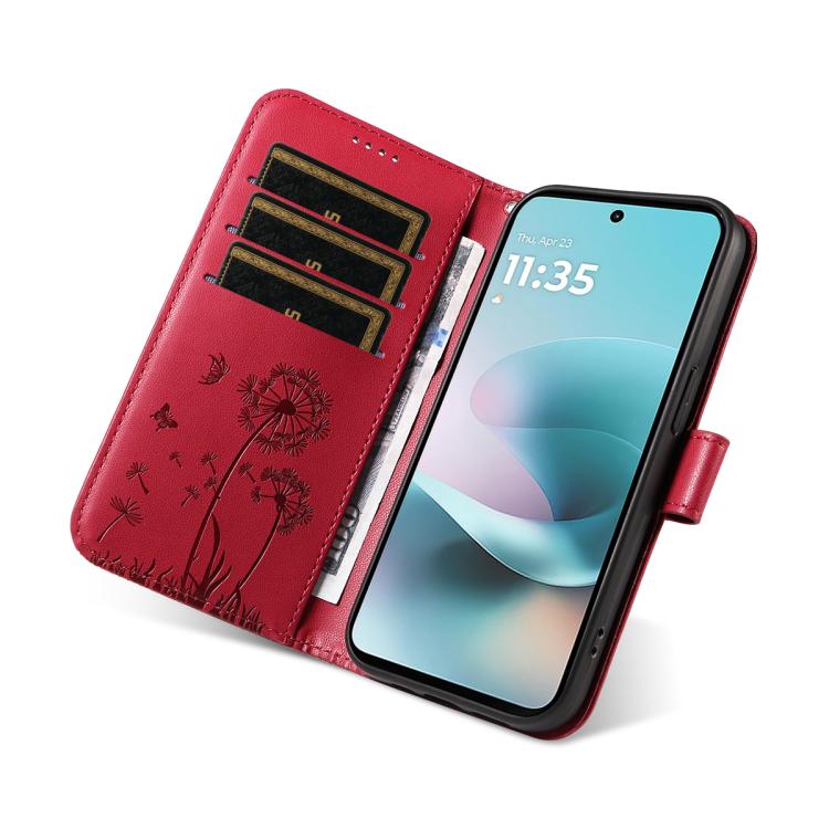 For Xiaomi 17 Ultra Dandelion Embossed Pattern Flip Leather Phone Case