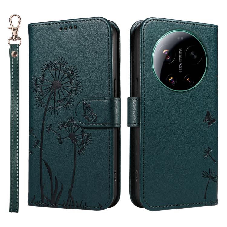 For Xiaomi 17 Ultra Dandelion Embossed Pattern Flip Leather Phone Case