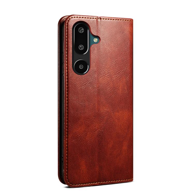 For Samsung Galaxy F16 5G Global Oil Wax Crazy Horse Texture Leather Phone Case