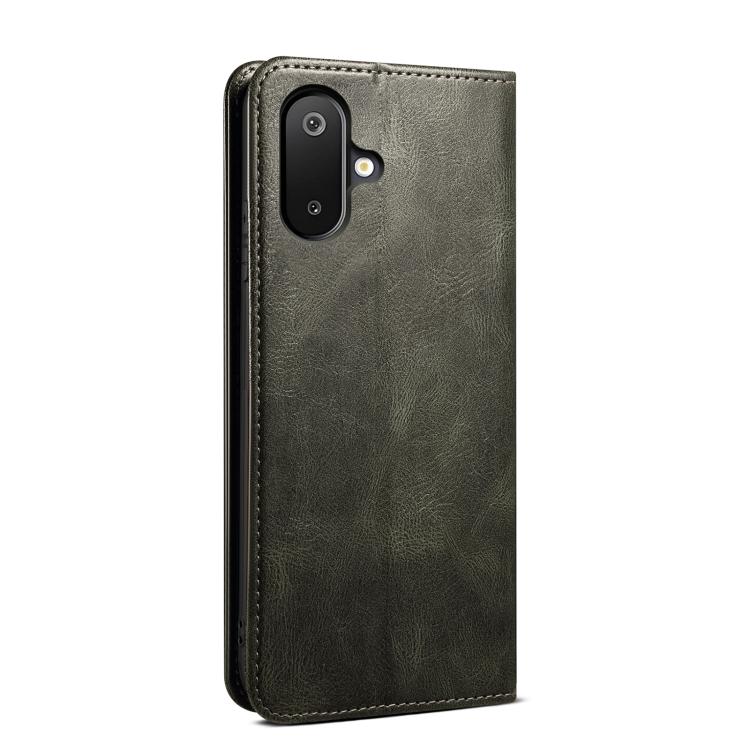 For Samsung Galaxy F06 5G Global / M06 5G Oil Wax Crazy Horse Texture Leather Phone Case