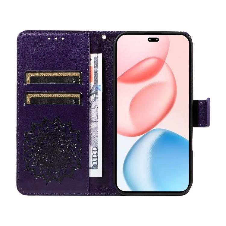 For Honor 400 Pro Global 160.8mm Embossed Sunflower Pattern Flip Leather Phone Case