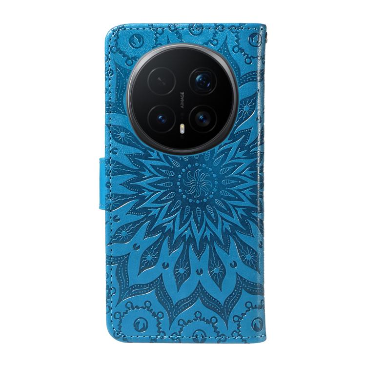 For Honor Magic8 Pro Embossed Sunflower Pattern Flip Leather Phone Case