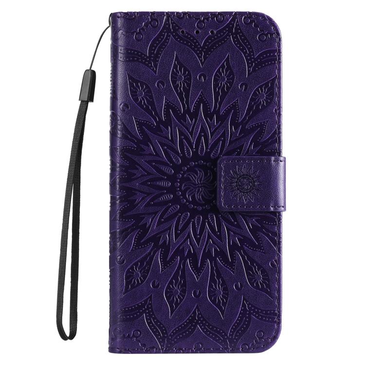 For Samsung Galaxy A36 5G / M56 5G Embossed Sunflower Pattern Flip Leather Phone Case