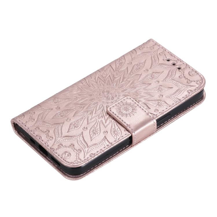 For Samsung Galaxy A36 5G / M56 5G Embossed Sunflower Pattern Flip Leather Phone Case