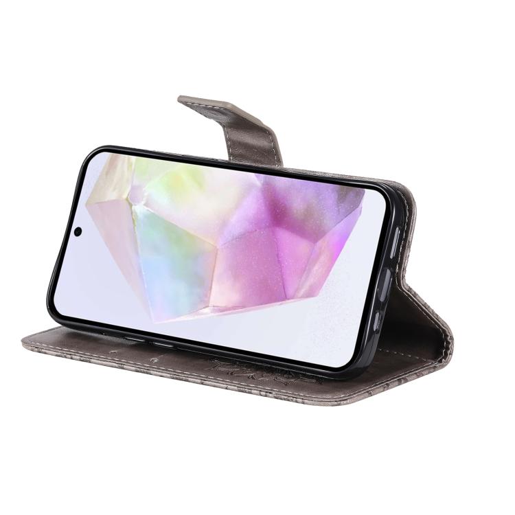 For Samsung Galaxy A36 5G / M56 5G Embossed Sunflower Pattern Flip Leather Phone Case