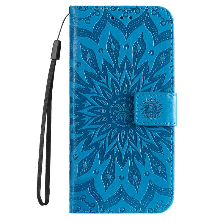For Samsung Galaxy A56 5G Embossed Sunflower Pattern Flip Leather Phone Case
