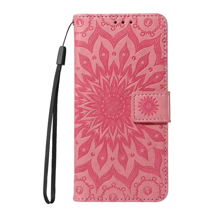 For Xiaomi 15T 5G Embossed Sunflower Pattern Flip Leather Phone Case