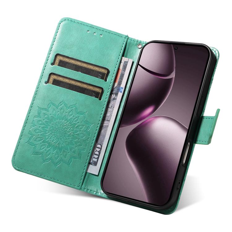 For Xiaomi 15T 5G Embossed Sunflower Pattern Flip Leather Phone Case