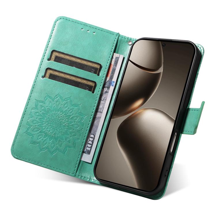 For Xiaomi 15T Pro 5G Embossed Sunflower Pattern Flip Leather Phone Case