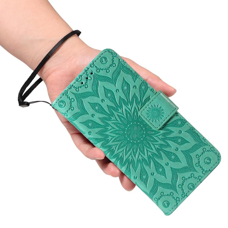 For Xiaomi 17 Pro Max Embossed Sunflower Pattern Flip Leather Phone Case