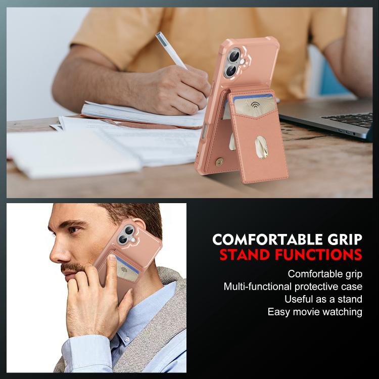 For iPhone 16 Plus 2-in-1 Magnetic Wallet MagSafe Leather Back Phone Case