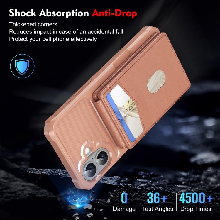 For iPhone 16 Plus 2-in-1 Magnetic Wallet MagSafe Leather Back Phone Case