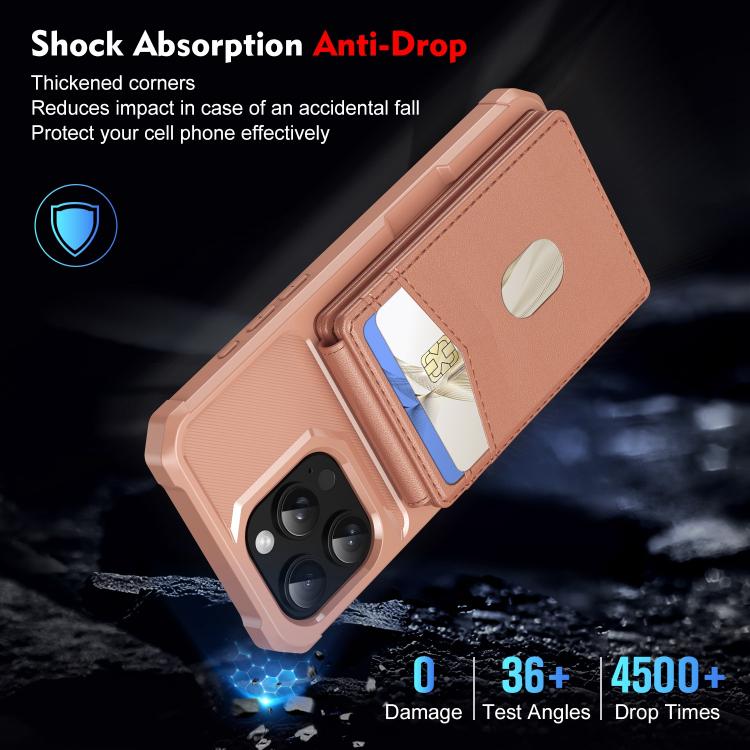 For iPhone 15 Pro Max 2-in-1 Magnetic Wallet MagSafe Leather Back Phone Case