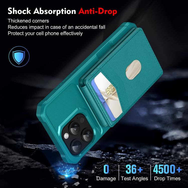 For iPhone 14 Pro Max 2-in-1 Magnetic Wallet MagSafe Leather Back Phone Case