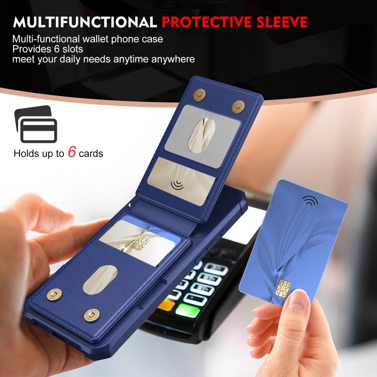 For iPhone 11 2-in-1 Magnetic Wallet MagSafe Leather Back Phone Case