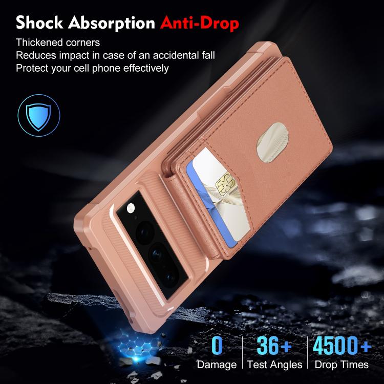 For Google Pixel 7 Pro 2-in-1 RFID Wallet Magnetic MagSafe Leather Phone Case