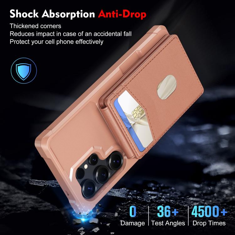 For Samsung Galaxy S23 Ultra 5G 2-in-1 Magnetic Wallet MagSafe Leather Back Phone Case