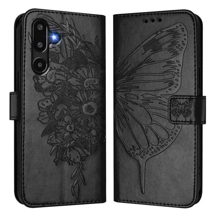 For Samsung Galaxy F16 5G Global Embossed Butterfly Leather Phone Case