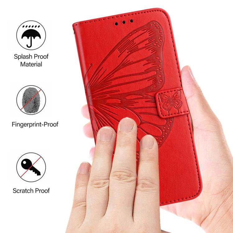 For Samsung Galaxy F16 5G Global Embossed Butterfly Leather Phone Case