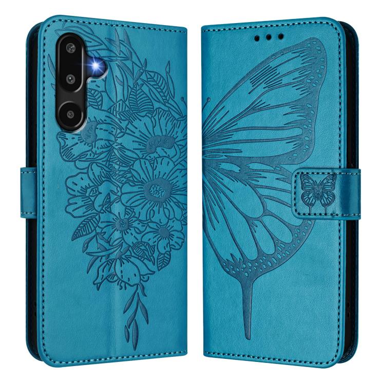 For Samsung Galaxy F16 5G Global Embossed Butterfly Leather Phone Case