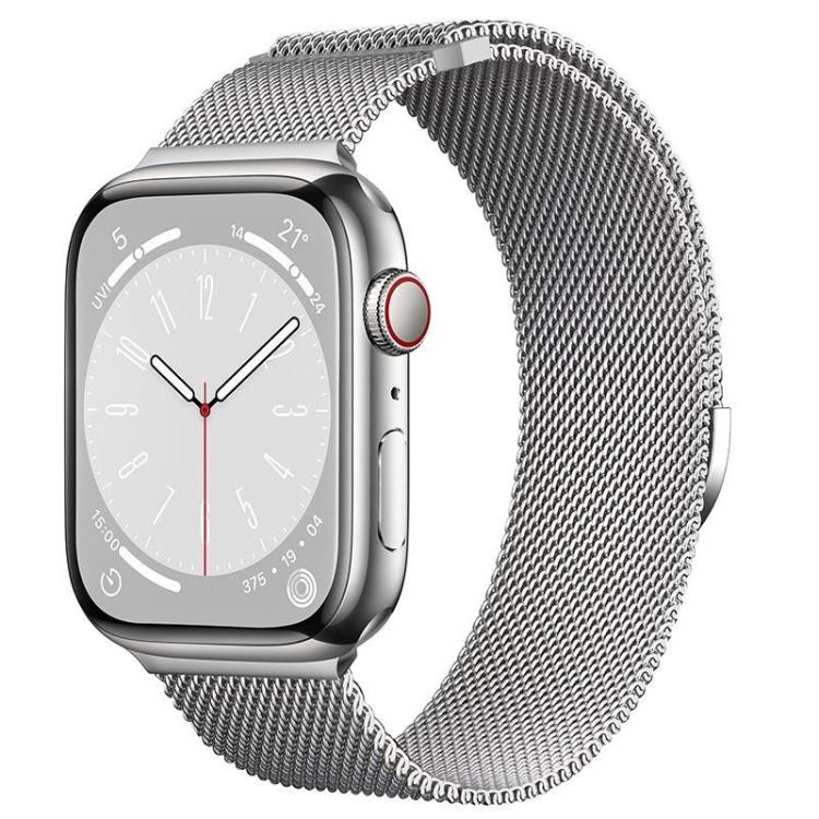 For Apple Watch 42mm / 41mm / 40mm / 38mm Kalebol Semi-circular Milanese Stainless Steel Strap