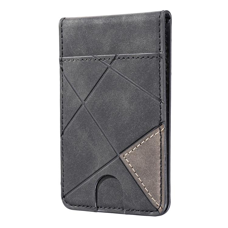 Prismatic Leather Vertical Magnetic Wallet Card Bag Case